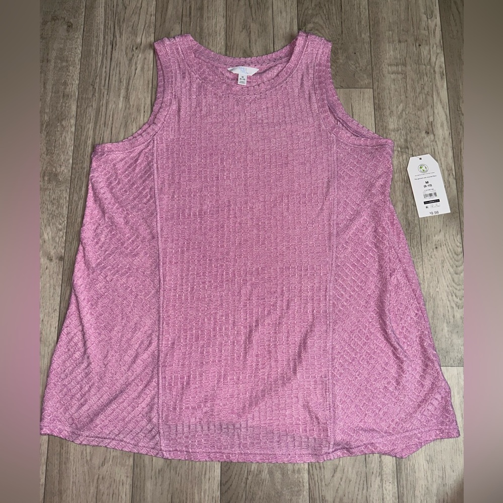 Time and Tru Pink Sleeveless Tank Top